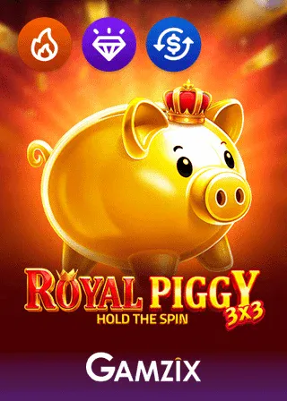 3x3 Royal Piggy Hold the Spin by Gamzix pokie